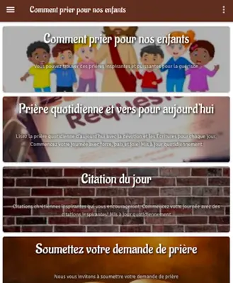 Comment prier pour nos enfants android App screenshot 15