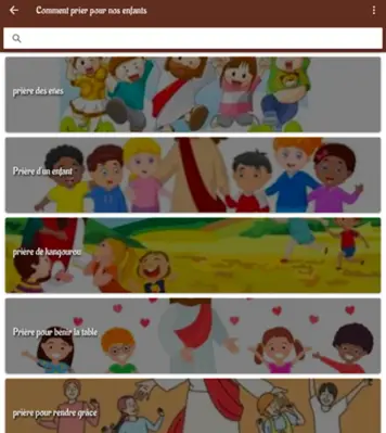 Comment prier pour nos enfants android App screenshot 5