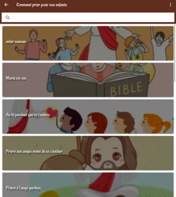 Comment prier pour nos enfants android App screenshot 6