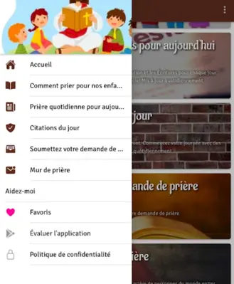 Comment prier pour nos enfants android App screenshot 8